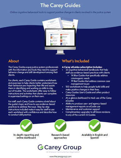 Carey Guides Overview Flyer